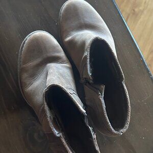Leather Clark Booties